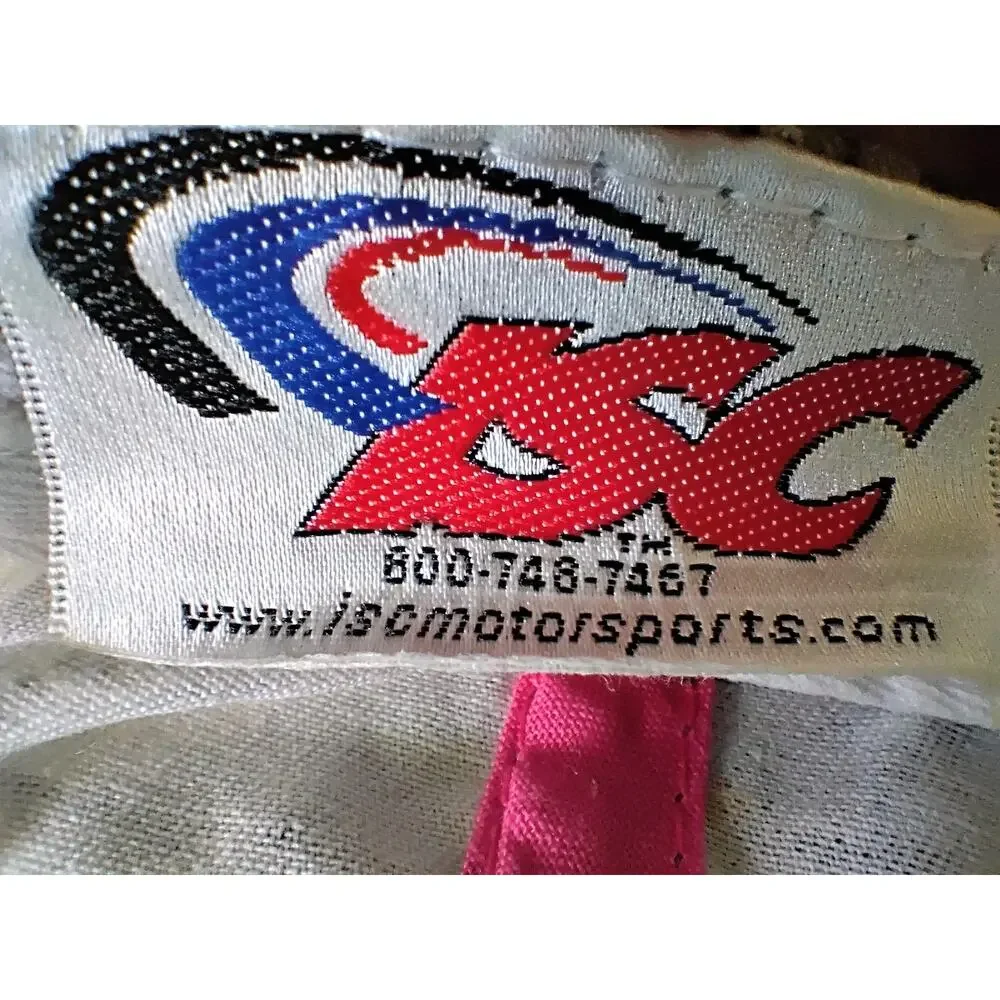 ISC Motor Sports Womens Camo Daytona Speedway Baseball Cap Pink Embroidered